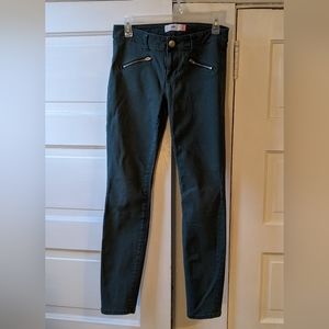 CAbi Skinny Jeans Green/Blue RN #54077 Style #3388 Size 4